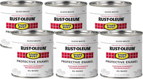 Vista 60 de Carbón gris brillante Rust-Oleum (7784502) contra el óxido 32 onzas, 7784502 Gris carbón brillante