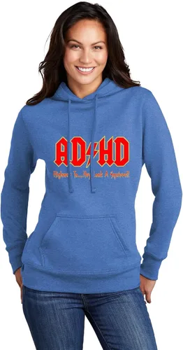 Vista 28 de Go All Out Sudadera con capucha para hombre y mujer con texto en inglés "Highway To Hey Look A Squirrel" Negro