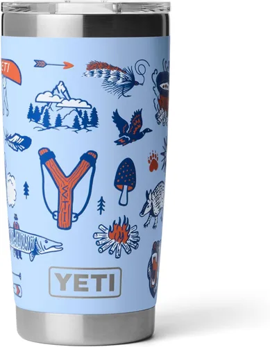 Vista 42 de YETI Rambler - Vaso de acero inoxidable con aislamiento al vacío de 20 onzas con tapa MagSlider Todo acero inoxidable