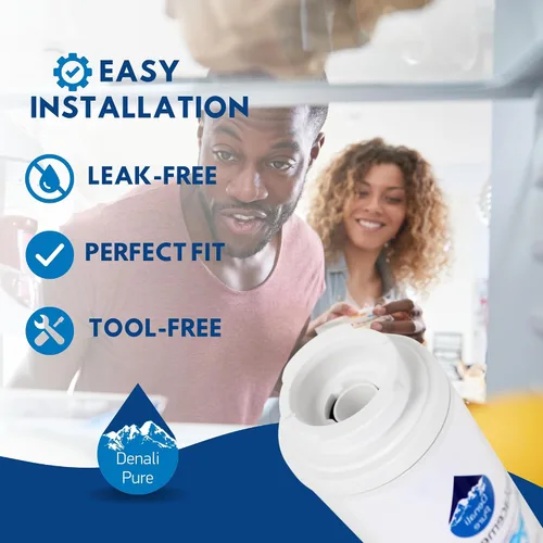 Vista 6 de Upstart Battery KitchenAid KBFS25EWMS - Paquete de 3 filtros de agua de repuesto para refrigerador, compatible con el cartucho de filtro de agua
