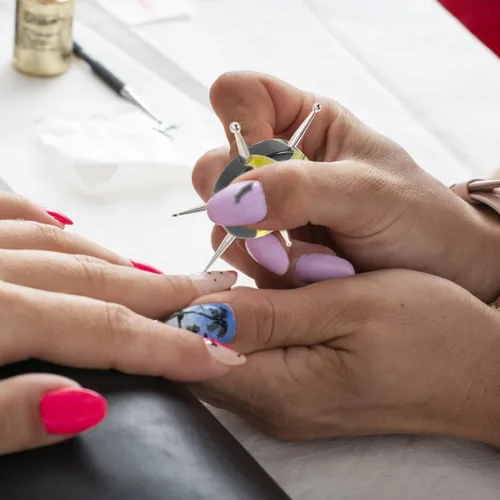 Vista 5 de EXCEART Bolígrafo punteado de diamantes para patrones de arte de uñas