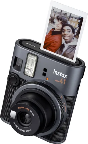 Vista 2 de FujiFilm Paquete de cámara instantánea Instax Mini 41 con película Fuji Instant-mini (20 hojas) + álbum de fotos, 64 bolsillos + funda protectora