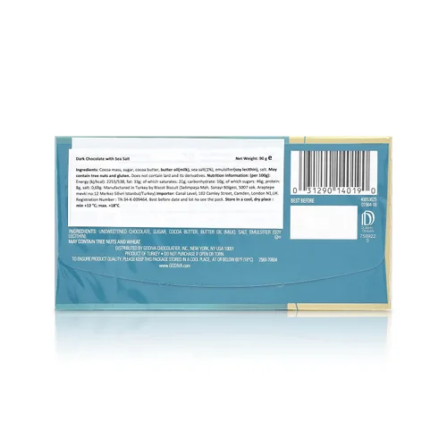 Vista 3 de Godiva Signature - Mini barras de chocolate oscuro con sal marina - 3.1 oz