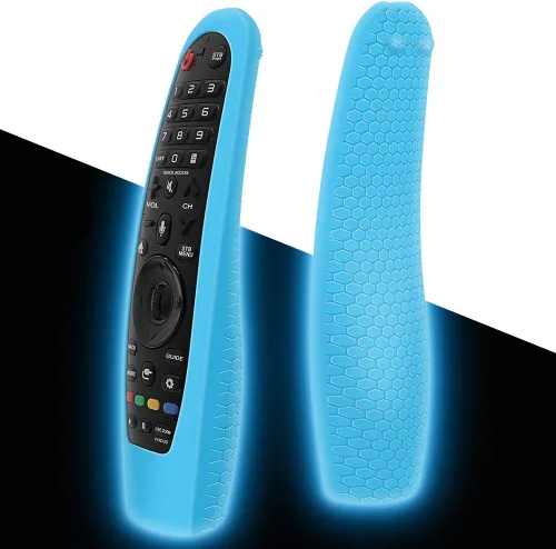 Vista 10 de Funda protectora de silicona para LG MR20GA MR19BA MR18BA MR650A MR600 Control remoto, funda antideslizante para LG AKB75855501 Magic Remote Skin