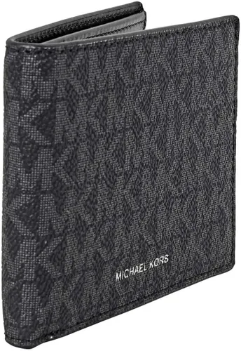 Vista 2 de Michael Kors Billetera delgada con logo Greyson para hombre, color negro