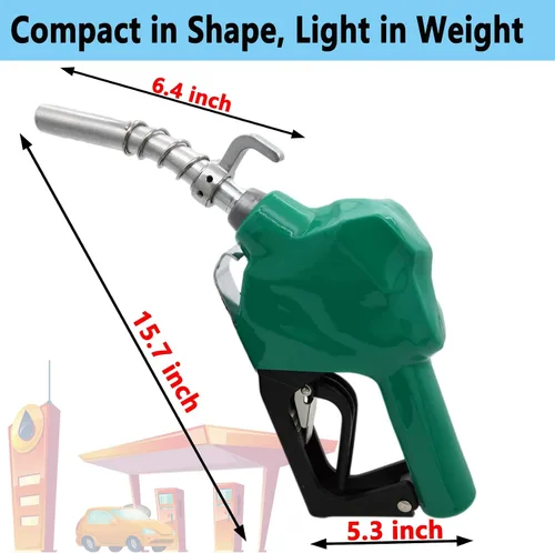 Vista 6 de Boquilla de combustible automática NPT de 3/4", boquilla de combustible de apagado automático LIYYOO, boquilla de combustible automática de alto