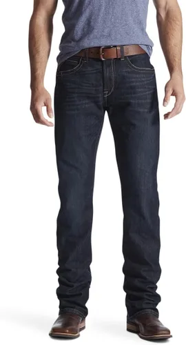 Vista 6 de Ariat Jeans Rebar M4 de tiro bajo DuraStretch Edge para hombre Bodie.