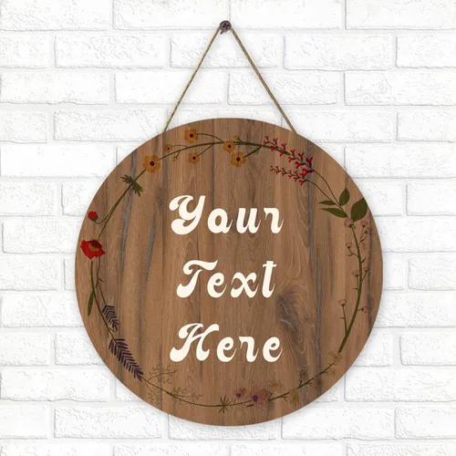 Vista 12 de Letrero de madera personalizado para decoración del hogar, tablero de placa de madera con texto para puerta de granja, cocina, decoración
