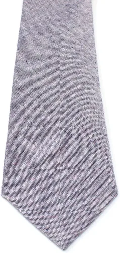Vista 126 de Corbata delgada de algodón cambray para hombre, estilo desgastado texturizado - 2 1/2 pulgadas de ancho