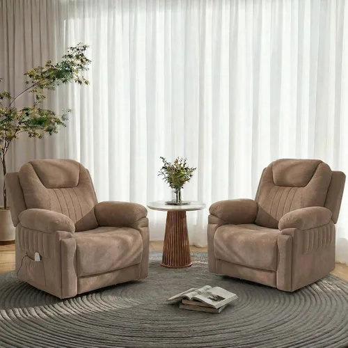 Vista 10 de Silla reclinable mecedora eléctrica automática con 3 velocidades