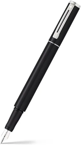 Vista 12 de Sheaffer Bolígrafo Pop brillante negro con ribete cromado