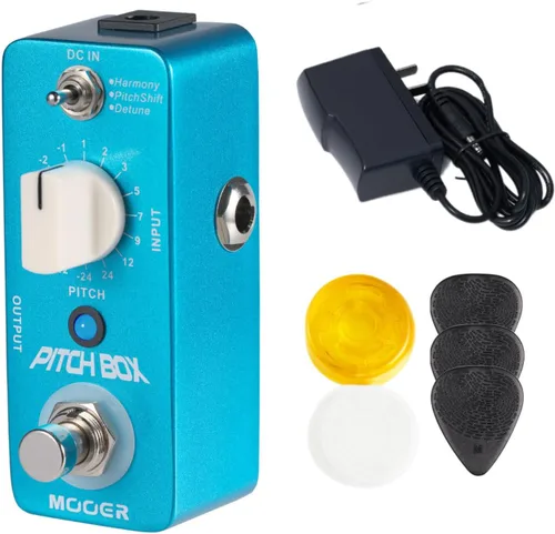 Vista 3 de Pedal de efectos para guitarra MOOER Blues Crab Clásico sonido de overdrive blues con accesorios para pedalboard