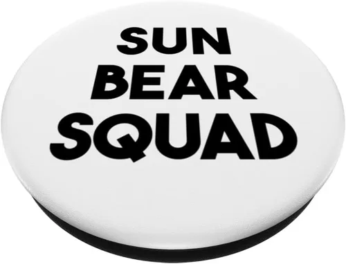 Vista 2 de Sun Bear Squad - PopGrip intercambiable con divertidos PopSockets para amantes de los osos del sol