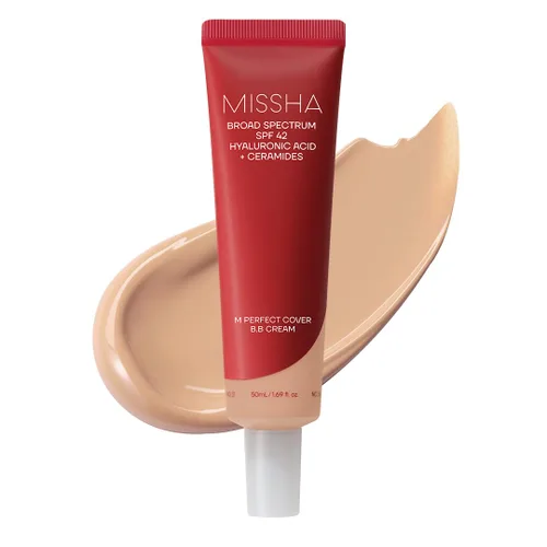 Vista 15 de Crema BB M de cobertura perfecta, SPF42/PA+++ (No.25/Beige cálido)