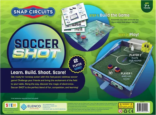 Vista 10 de SNAP CIRCUITS Soccer Shot STEM Tabletop Game for Kids Ages 7+