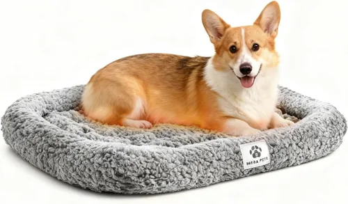 Vista 7 de Mora Pets Cama Autocalentable para Gatos, Almohadilla Autocalentable para Mascotas con Refuerzo y Espuma, Funda Extraíble Lavable, Antideslizante