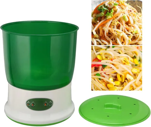 Vista 5 de Kit de cultivo de brotes de frijol, máquina de brotes de frijol, máquina de brotes de frijoles de gran capacidad, grado alimenticio, alta seguridad