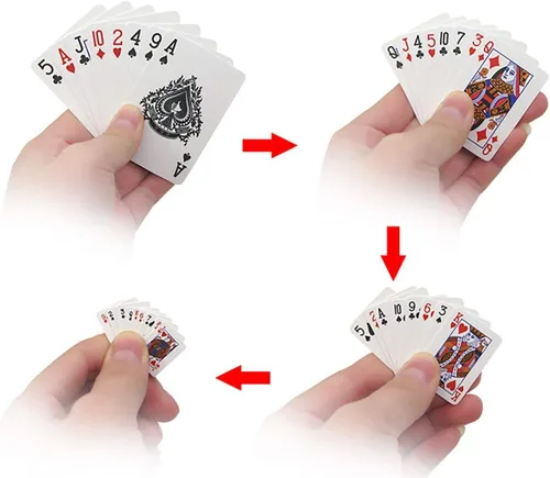 Vista 2 de Enjoyer - Tarjeta de felicitación con texto en inglés "Magic Tricks Big to Small Play", magia gimmick