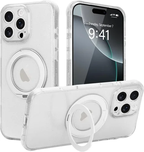 Vista 10 de Funda para iPhone 16 Pro Max, compatible con Magsafe, color negro