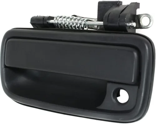 Vista 3 de Para Toyota Tacoma 1995-2004 Manija de puerta exterior lado del conductor Exterior frontal texturizado negro Reemplazo para TO1310117