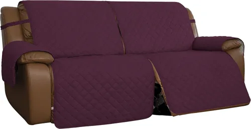Vista 20 de Easy-Going Funda para Loveseat Reclinable de Gran Tamaño, Funda de Sofá Reversible para Reclinable Doble, Funda de Sofá Dividida para Cada Asiento