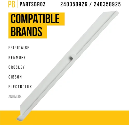 Vista 2 de PartsBroz 240358926 240358925 Estante seguro contra derrames – Compatible con Frigidaire Kenmore refrigerador – Reemplaza AP4527268 241730402