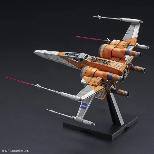 Vista 5 de Bandai Hobby - Star Wars - Poe's X-Wing Fighter (Rise of Skywalker Ver.) Kit de plástico modelo 1/72