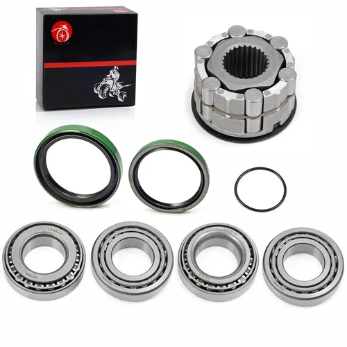 Vista 2 de Rueda delantera Buje Embrague, rodamientos y sellos Placa de armadura para Polaris Sportsman Scrambler Magnum Big Boss Xpedition Xplorer 500 400 425