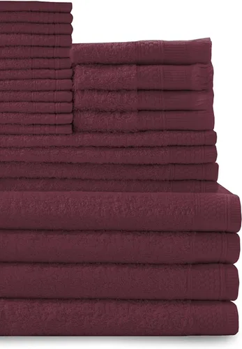 Vista 17 de Baltic Linen Juego de toallas de 100 % algodón, 4 toallas de baño, 4 toallas de mano, 4 puntas de los dedos con flecos, 12 toallas pequeñas