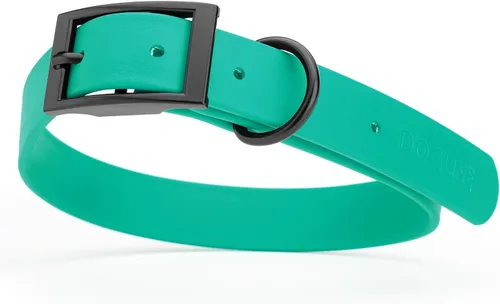Vista 60 de Dogline Biothane - Collar impermeable para perro con hebilla de liberación rápida, resistente cincha de nailon recubierta con resistente y a prueba