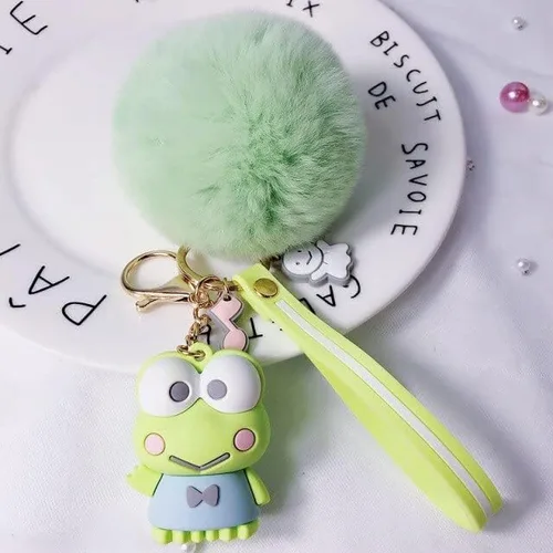 Vista 2 de KAWAIIANS Llavero Kawaii, lindo cordón de anime japonés, insignia kawaii para bolsos, mochilas, llaves, regalos para niños, adolescentes y niñas, S