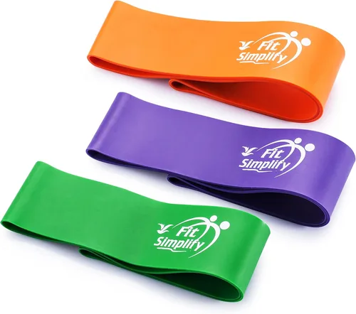 Vista 3 de Fit Simplify Bandas de ejercicio de resistencia Pro Series, juego de 3