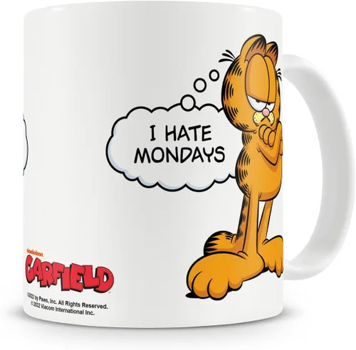 Vista 2 de Garfield Taza de café con licencia oficial "I Hate Mondays", talla única