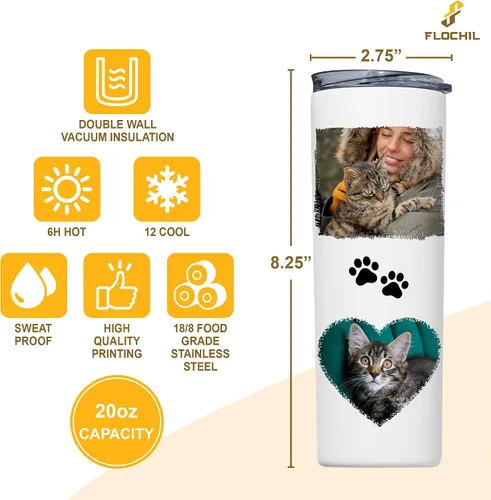 Vista 4 de Vaso personalizado con nombres, taza personalizada con foto, taza personalizada con imagen, taza de café personalizada con imagen personalizada