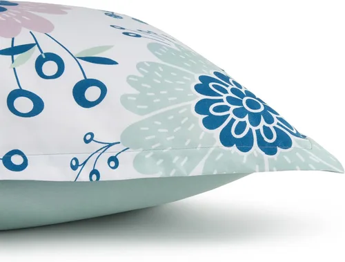 Vista 4 de Amazon Basics Juego de edredón y fundas de almohada para niños de microfibra suave para todas las estaciones, 2 piezas, tamaño individual, flores