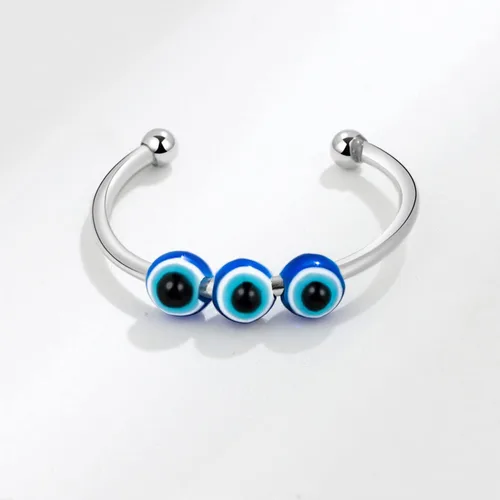 Vista 51 de Anillo de plata 925, anillos de plata ajustables para mujer, anillos de pulgar abiertos, anillos de circonio, anillos ajustables, anillos abiertos