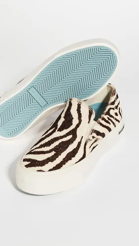Vista 6 de SEAVEES Zapatos deportivos Baja sin cordones con plataforma para mujer