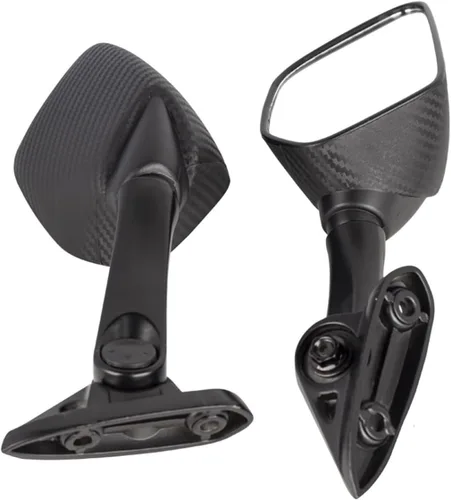 Vista 3 de Para Yamaha espejo lateral de motocicleta para Xmax 300 400 125 250 2017 2018 2019 negro plástico espejo retrovisor Accesorios