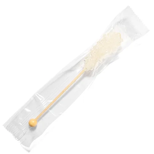 Vista 7 de Candy Envy - Palitos de azúcar de café ámbar y blanco mini caramelo de roca - 18 golosinas envueltas individualmente - Agitadores de café originales