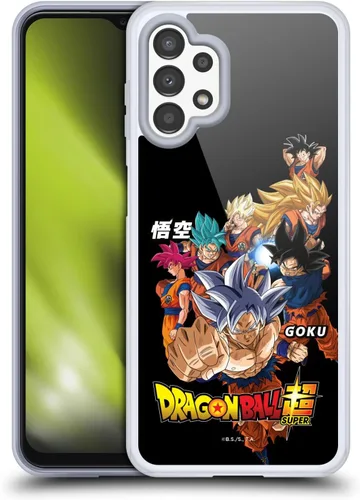 Vista 302 de Head Case Designs Funda de gel con licencia oficial de Dragon Ball Super Group Future Trunks Arc Characters [protección de grado militar] compatible