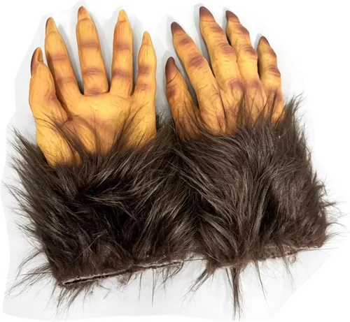Vista 7 de Máscara de látex de bestia para adultos, disfraz de cosplay de Halloween Café