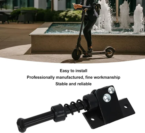 Vista 2 de Soporte de estacionamiento para scooter, estable de aleación de aluminio de 10 pulgadas, soporte de scooter eléctrico resistente para piezas