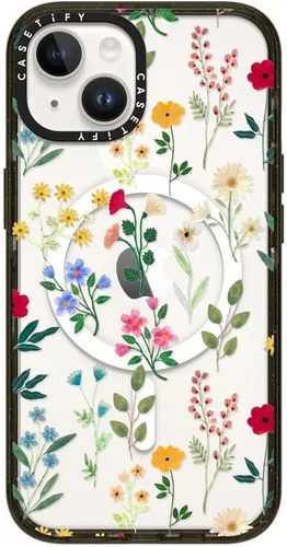 Vista 130 de CASETiFY Impact - Funda para iPhone 13 [protección contra caídas de 6.6 pies/compatible con Magsafe] Black Kingsnake, color negro transparente