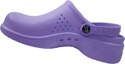 Vista 3 de Natural Uniforms Ultralite - Zuecos para mujer, con correa, para el trabajo médico de enfermería, Multi, 5