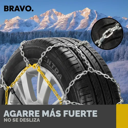 Vista 8 de Cadenas de nieve de ajuste automático para automóvil, ajuste rápido, fácil instalación, cadenas universales reutilizables para neumáticos