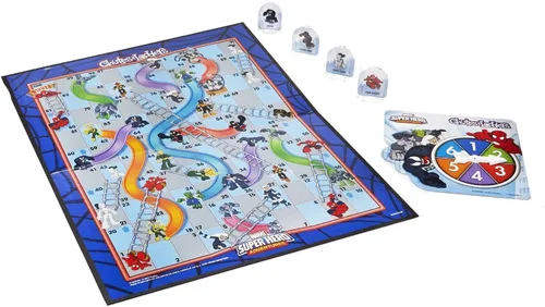 Vista 2 de Juego toboganes y escaleras de "Spider-Man Web Warriors" por Marvel (versión inglés)