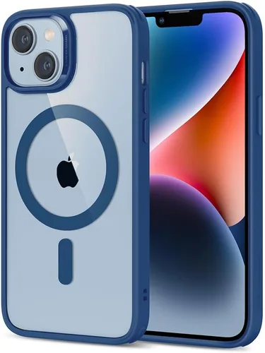 Vista 17 de ESR Funda magnética híbrida con HaloLock, compatible con iPhone 14 y 13, compatible con MagSafe, protección de grado militar a prueba de golpes Negro