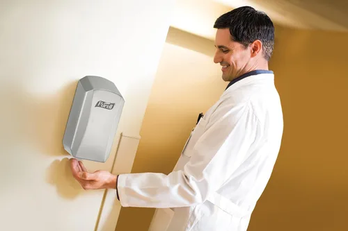 Vista 6 de PURELL LTX Behavioral Health Dispensador de desinfectante de manos sin contacto, acero inoxidable, para repuestos de desinfectante de manos PURELL
