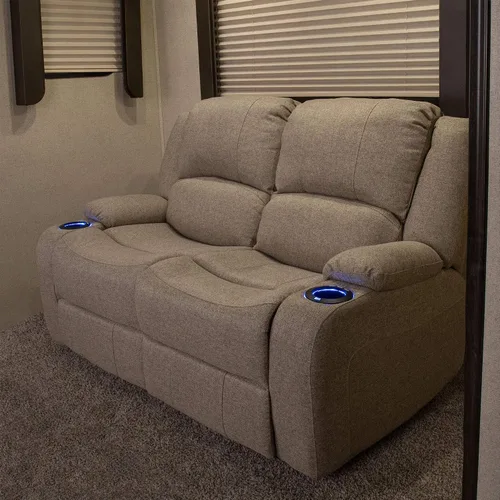 Vista 4 de RecPro Charles Powered - Asiento reclinable de pared de 58 pulgadas para Avena