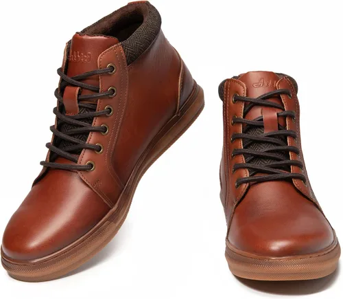 Vista 2 de Zapatos de trabajo para hombre zapatos de vestir Oxford con cordones y suela de goma antideslizante